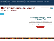 Tablet Screenshot of holytrinityepiscopalmn.org